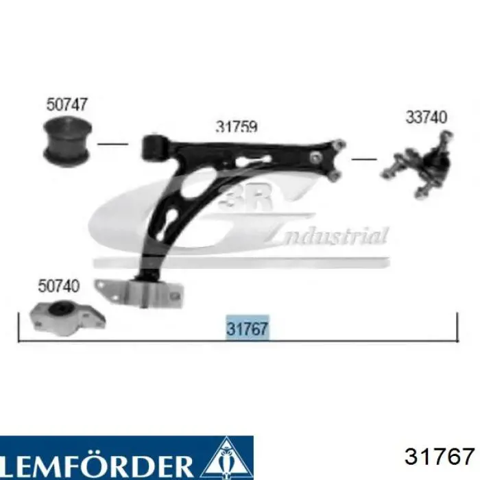 Наконечник рульовий Lemforder 3176701 ціна, від 19.80 USD