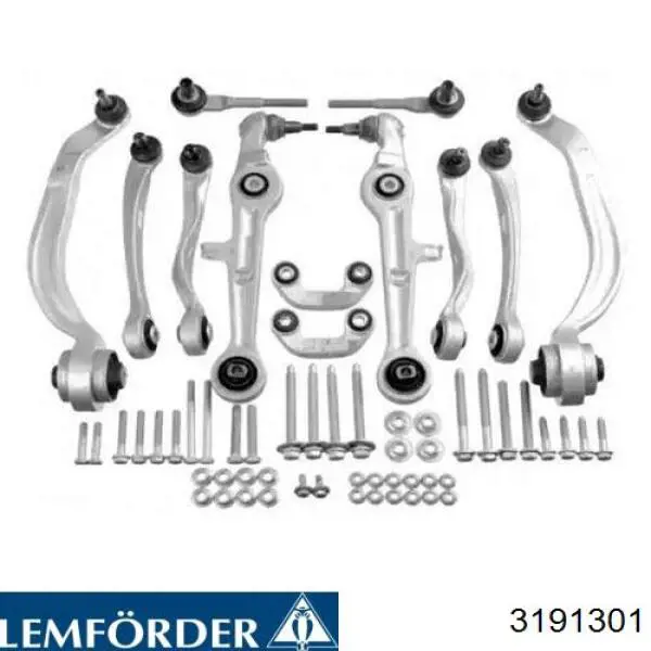 Комплект передніх важелів Lemforder 3191301 ціна, від 337.55 USD