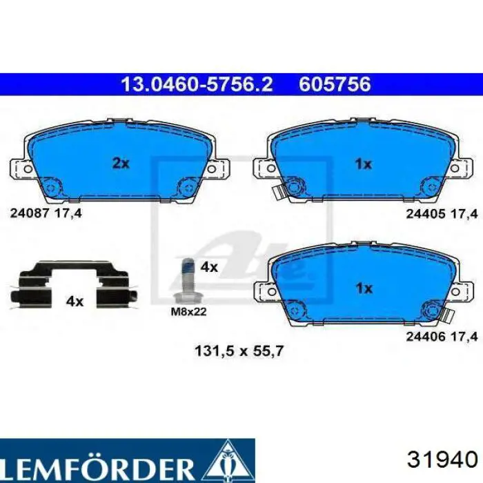 Сайлентблок заднього важеля Lemforder 31940 ціна, від 5.05 USD