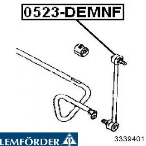 Амортизаційна стійка Lemforder 3339401 ціна, від 12.68 USD