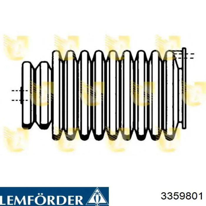 Купити 3359801 Lemforder Пильник рульового механізму/рейки, лівий