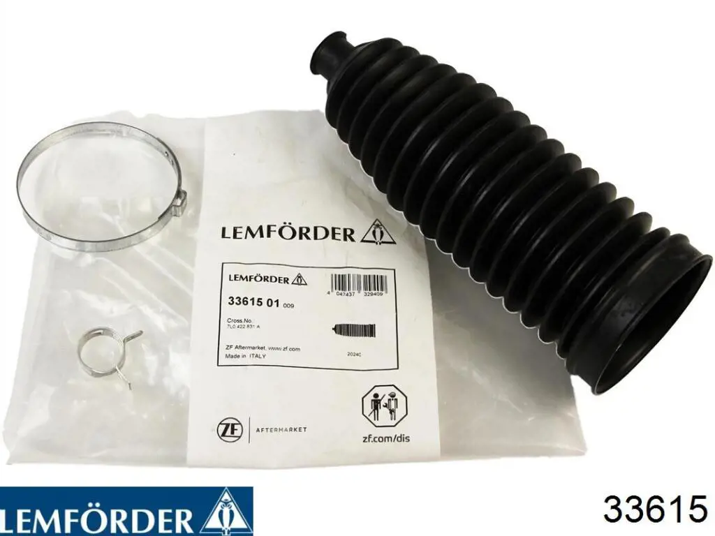 Пильник рульової тяги Lemforder 33615 ціна, від 6.71 USD
