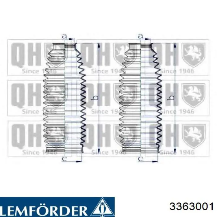 Купити 33630 Lemforder Пильник тяги