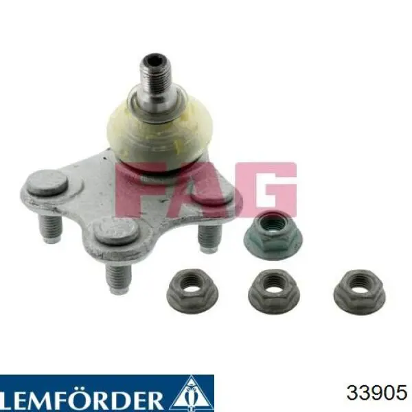 Купити 33905 Lemforder Кульова опора, нижня, ліва