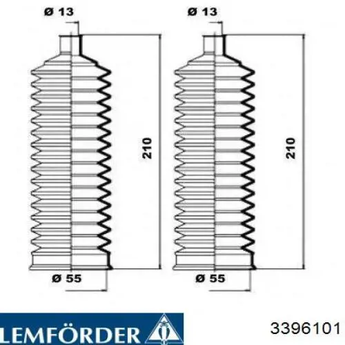 Пильник рульового механізму/рейки 0007081850 Fiat/Alfa/Lancia