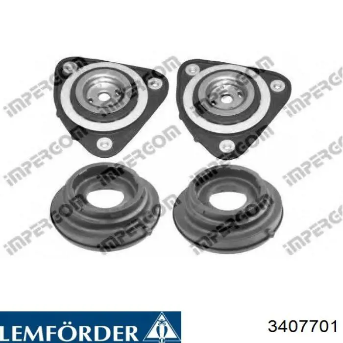 Підшипник опорний амортизатора, переднього 3407701 Lemforder