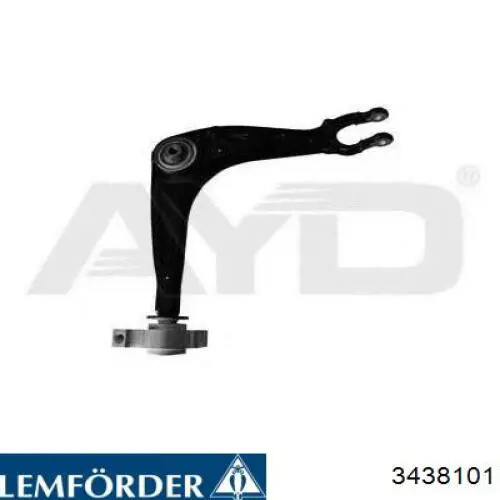 Важіль передньої підвіски нижній, правий Lemforder 3438101 ціна, від 82.83 USD