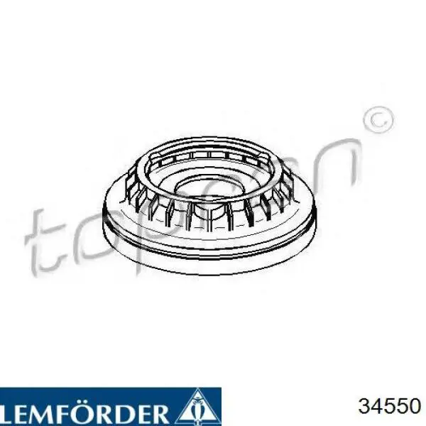 Підшипник опорний амортизатора, переднього 34550 Lemforder