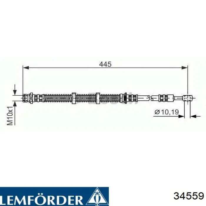 Сайлентблок нижнього важеля передньої підвіски Lemforder 34559 ціна, від 5.57 USD