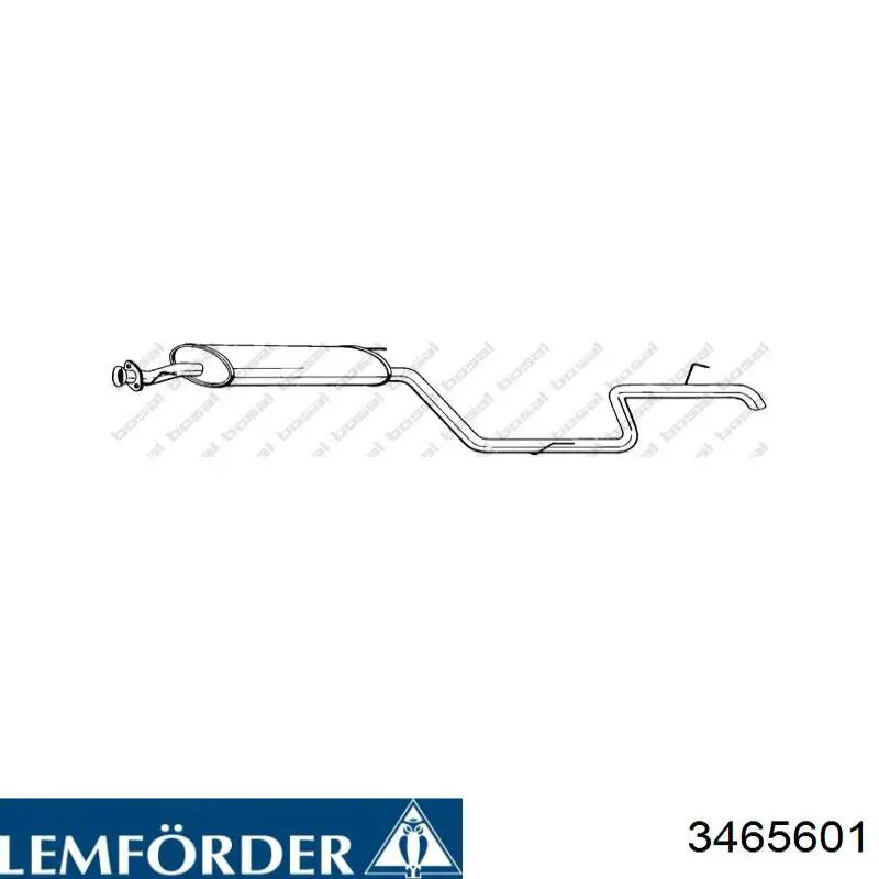 3465601 Lemforder пильник рульового механізму/рейки