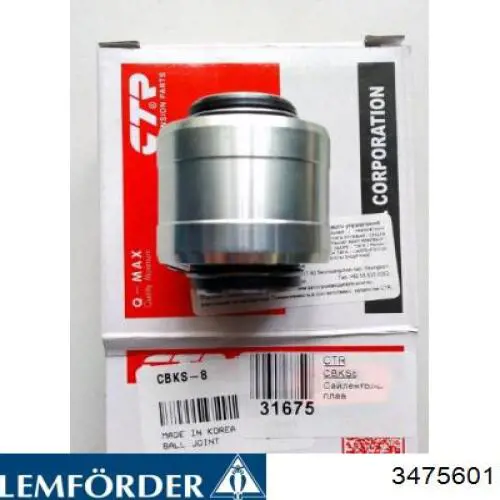 Сайлентблок заднього кулака Lemforder 3475601