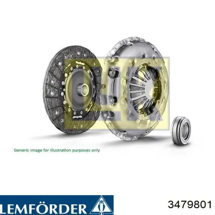 Подушка (опора) двигуна, права 3479801 Lemforder