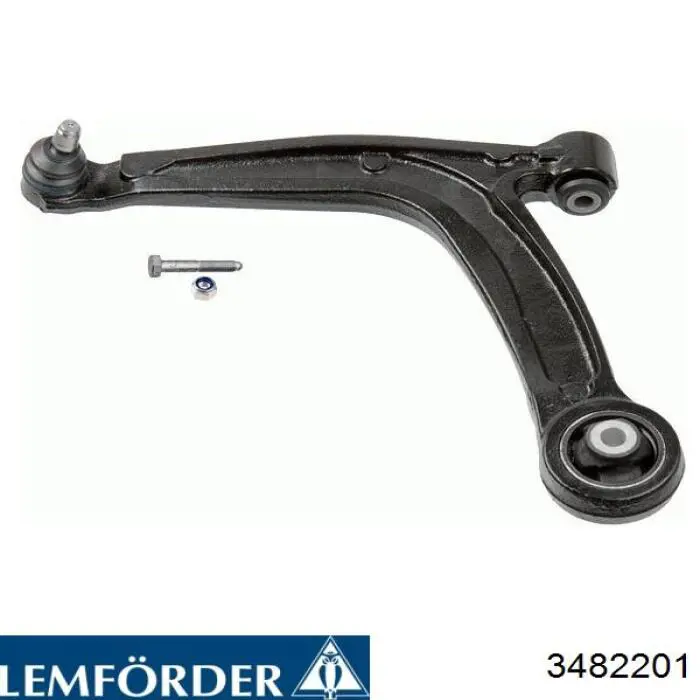 Важіль передньої підвіски нижній, правий Lemforder 3482201 ціна, від 59.97 USD