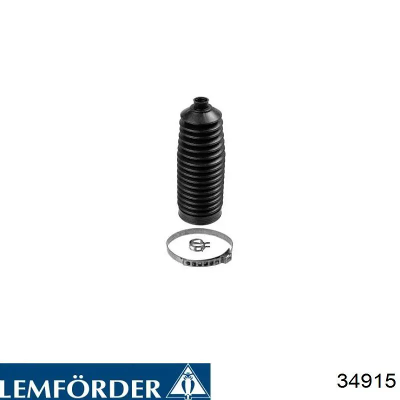 Пильник рульового механізму/рейки, правий Lemforder 34915 ціна, від 6.83 USD
