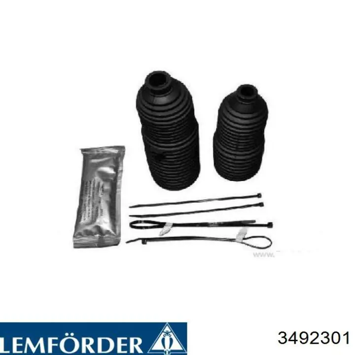 Пильник рульового механізму/рейки, правий Lemforder 3492301 ціна, від 7.44 USD