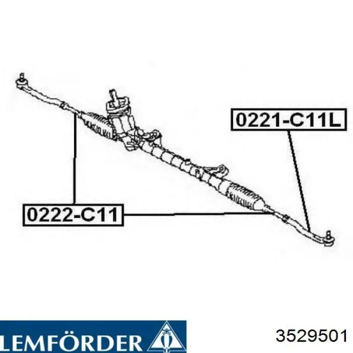 Купити 3529501 Lemforder Рульовий наконечник