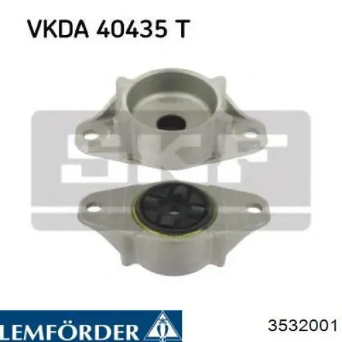 Купити 3532001 Lemforder Опора амортизатора заднього