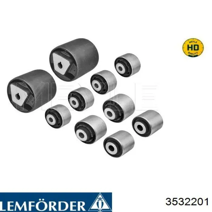 Сайлентблок переднього важеля 3532201 Lemforder