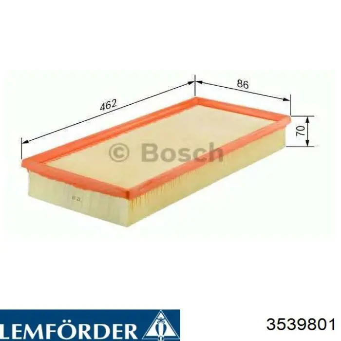 Опора стійки амортизатора заднього Lemforder 3539801