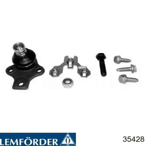Кульова опора, нижня, права Lemforder 35428 ціна, від 20.92 USD