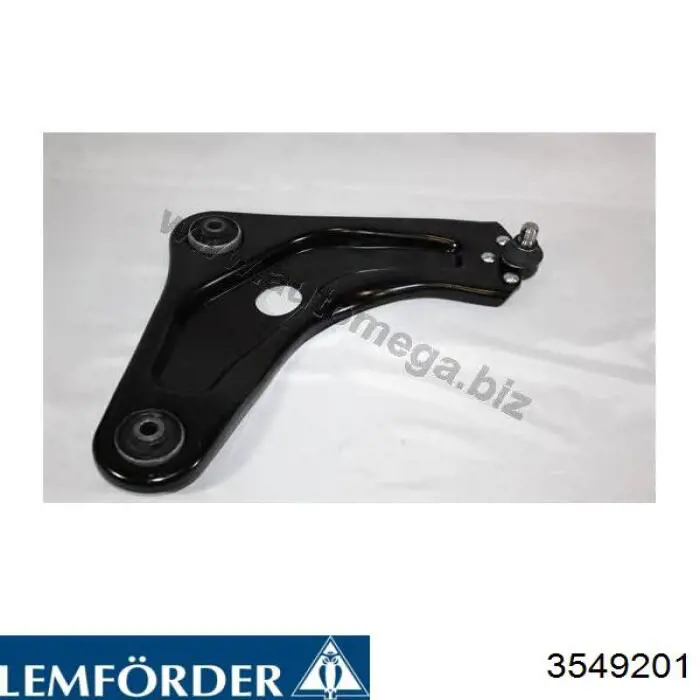 Важіль передньої підвіски нижній, правий Lemforder 3549201 ціна, від 45.54 USD
