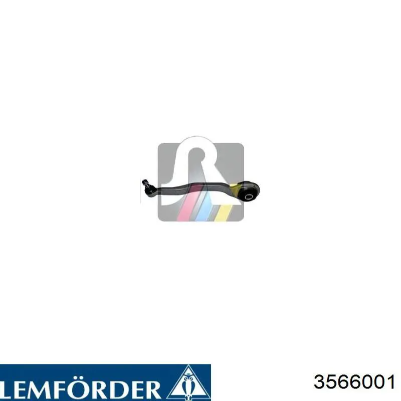 Важіль передньої підвіски нижній, правий Lemforder 3566001 ціна, від 29.52 USD
