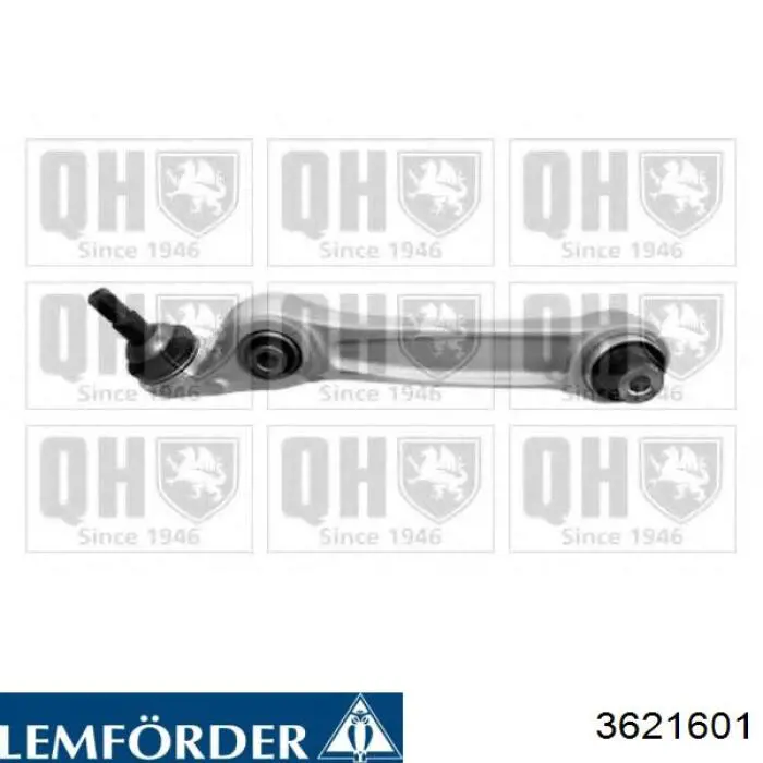 Важіль передньої підвіски нижній, лівий 3621601 Lemforder