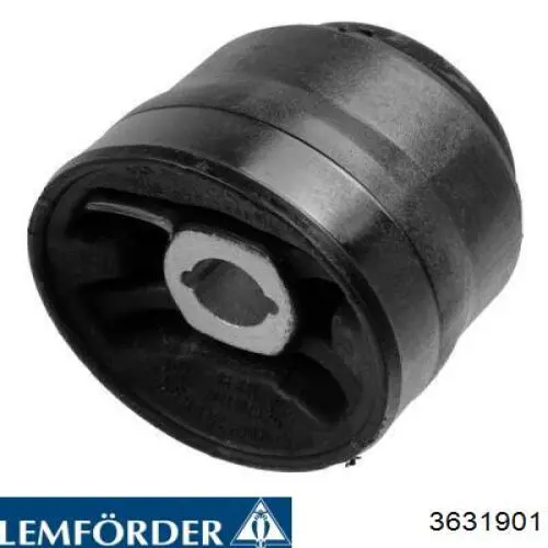 3631901 Lemforder Сайлентблок траверси кріплення заднього редуктора, задній лівий