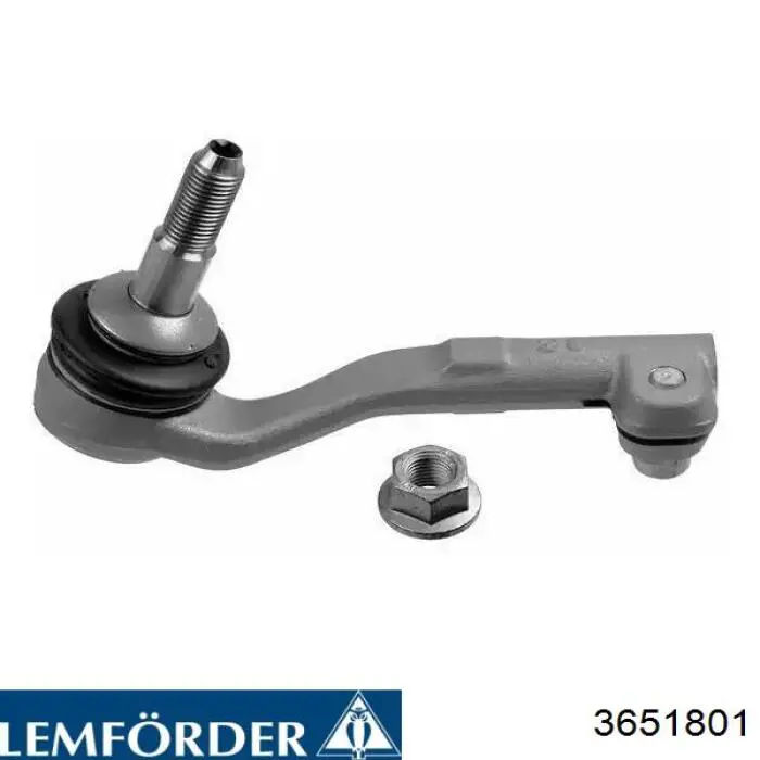 Наконечник рульовий Lemforder 3651801 ціна, від 32.70 USD