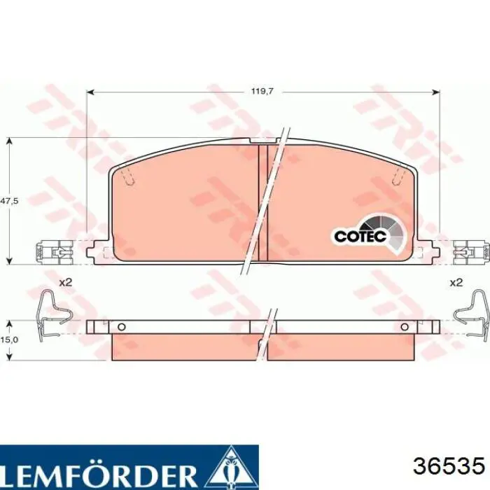 Кульова опора, нижня Lemforder LMI36535 ціна, від 53.03 USD