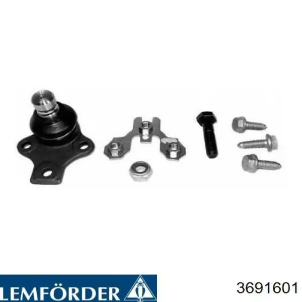 Кульова опора, нижня Lemforder 3691601 ціна, від 30.35 USD