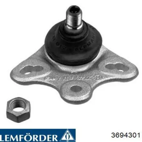 Кульова опора, нижня, права Lemforder 3694301 ціна, від 19.40 USD