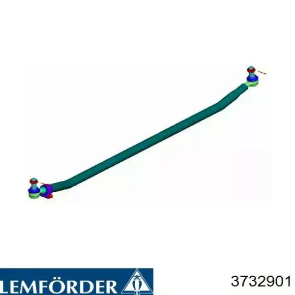 Тяга рульова центральна Lemforder 3732901 ціна, від 167.07 USD