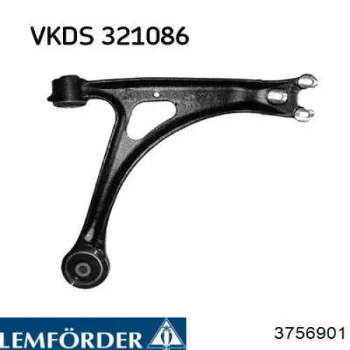 3756901 Lemforder пильник рульового механізму/рейки