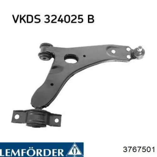 Стійка стабілізатора, переднього, ліва Lemforder 3767501 ціна, від 22.41 USD