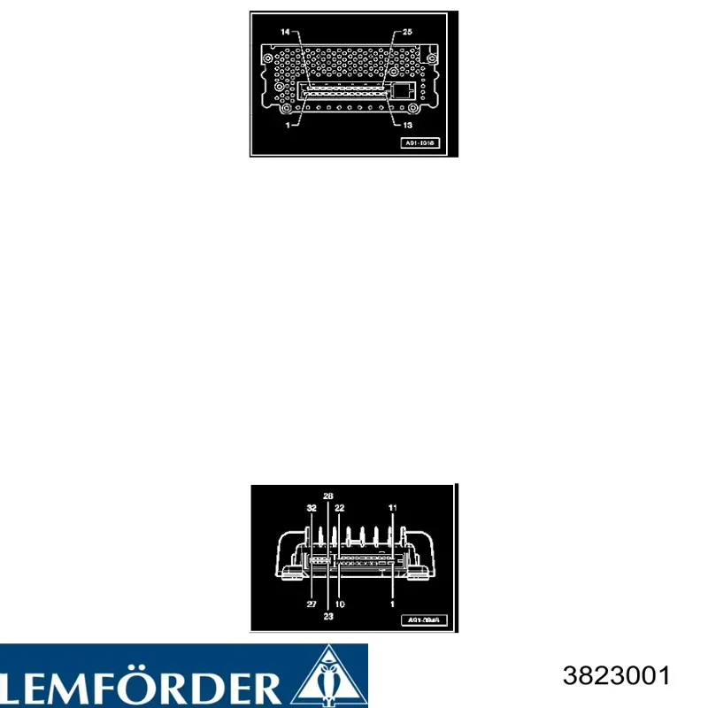 Купити 3823001 Lemforder Болт переднього важеля, повний комплект