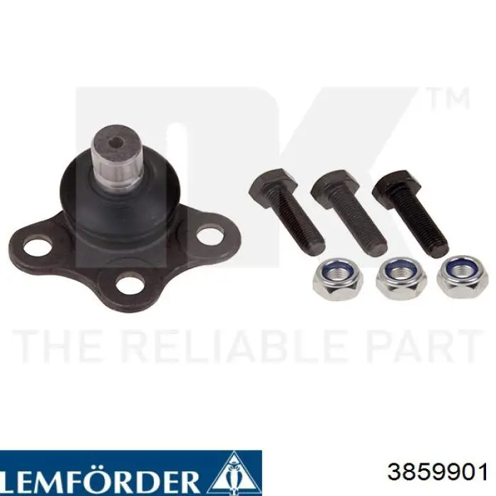 Гайка штока амортизатора переднього Lemforder 3859901 ціна, від 3.09 USD