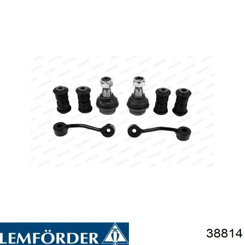 Болт переднього важеля, повний комплект Lemforder 38814 ціна, від 27.48 USD