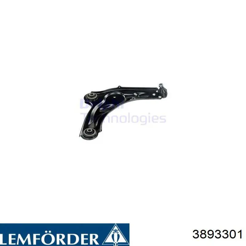 Важіль передній лівий Lemforder 3893301 ціна, від 88.90 USD
