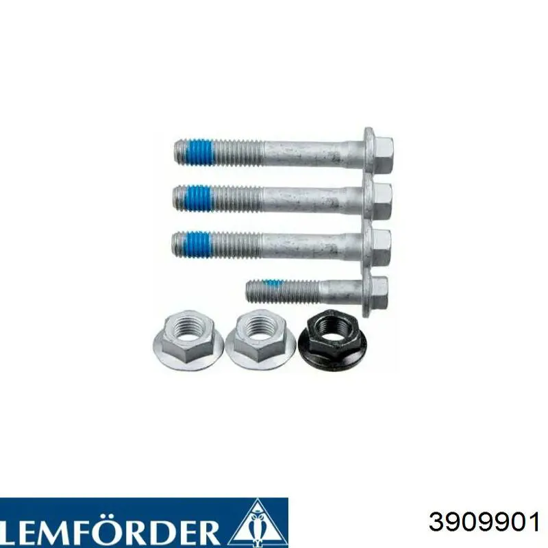 3909901 Lemforder Болт переднього важеля, повний комплект