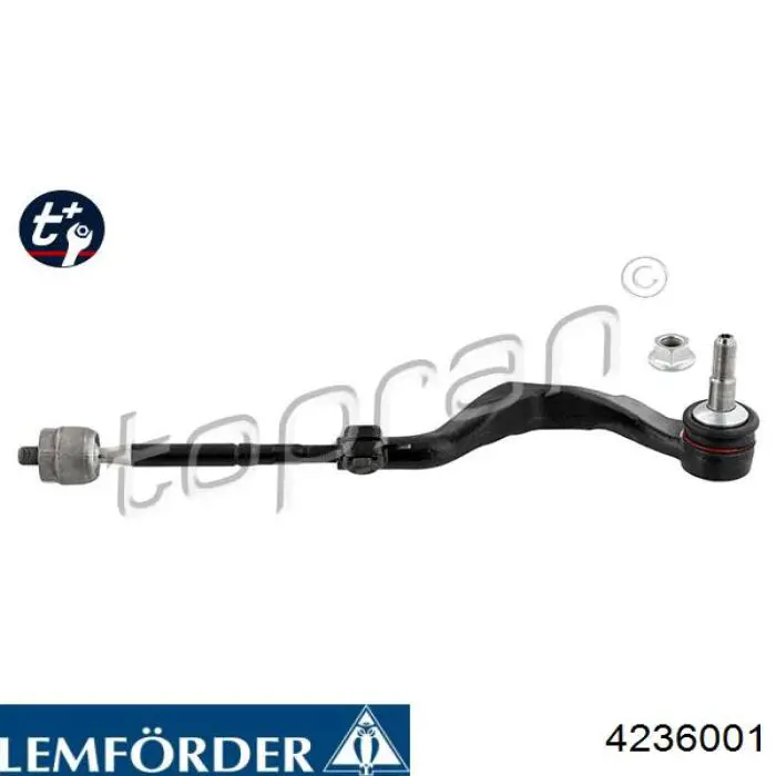 Тяга рульова права Lemforder 4236001 ціна, від 59.52 USD