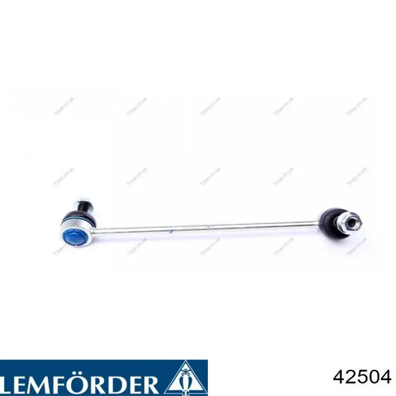 Стійка стабілізатора, переднього, права Lemforder 42504 ціна, від 26.75 USD
