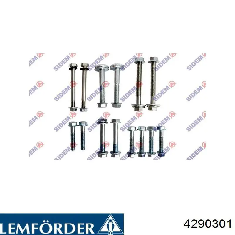 Болт кріплення передньої кульової опори до цапфи Lemforder 4290301 ціна, від 3.32 USD