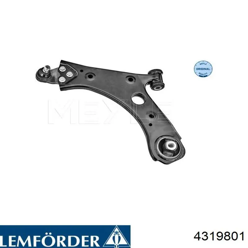 Важіль передньої підвіски нижній, правий Lemforder 4319801 ціна, від 71.21 USD