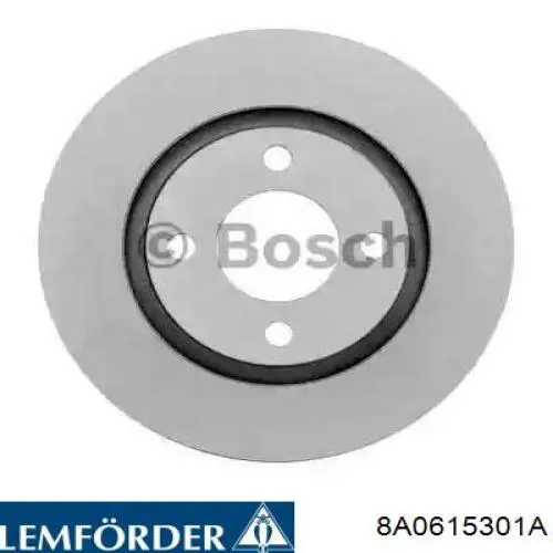 Диск переднього гальма Lemforder 8A0615301A ціна, від 38.18 USD