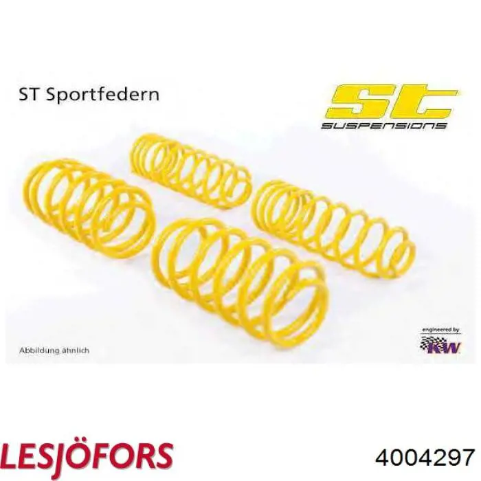 Пружина передня 4004297 Lesjofors