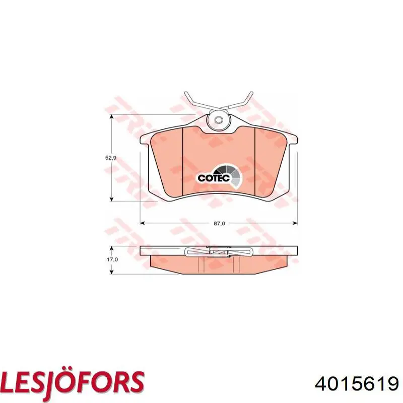 Пружина передня Lesjofors 4015619 ціна, від 44.48 USD