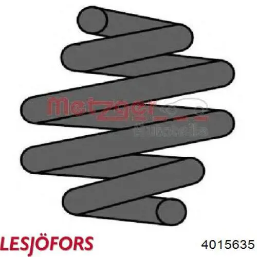 Пружина передня Lesjofors 4015635 ціна, від 26.09 USD