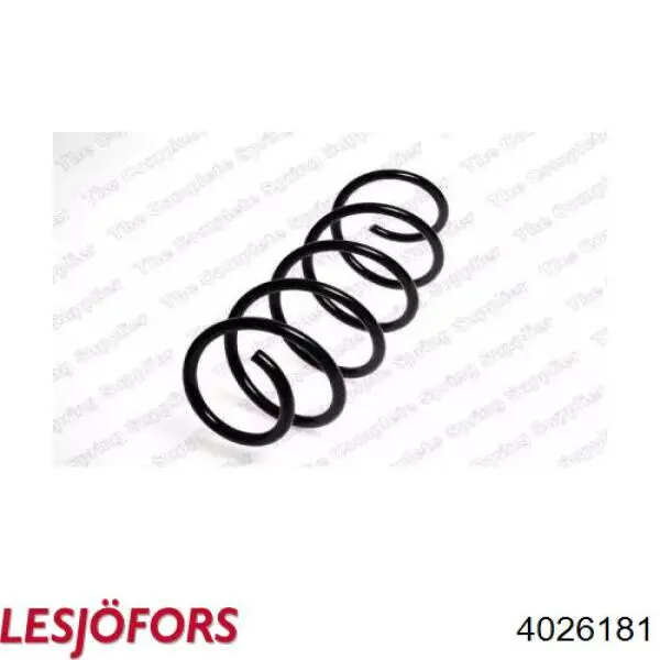 4026181 Lesjofors Пружина амортизатора передняя