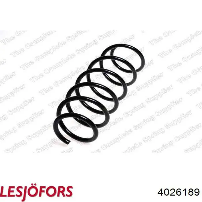 4026189 Lesjofors Пружина амортизатора передняя